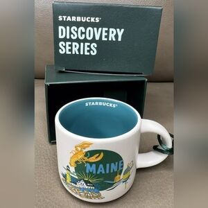 Starbucks Maine Discovery Series Collector Ornament Mini Espresso Mug 2 oz